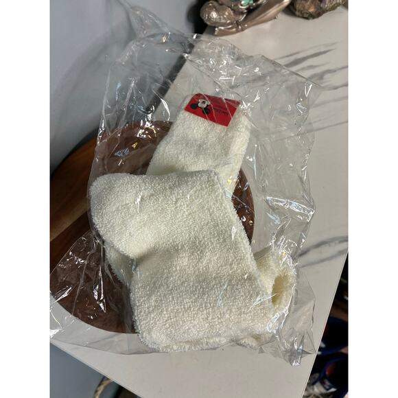 Walt Disney Productions Mickey Mouse Baby Booties 1980s NOS Sealed Size 0–1 USA - Picture 4 of 8